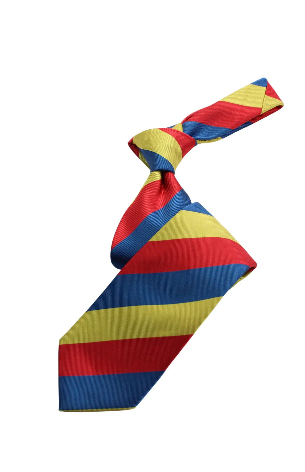 Saudi Stripe A7 | Mustard/Red/Cyan | Tie & Pocket Square